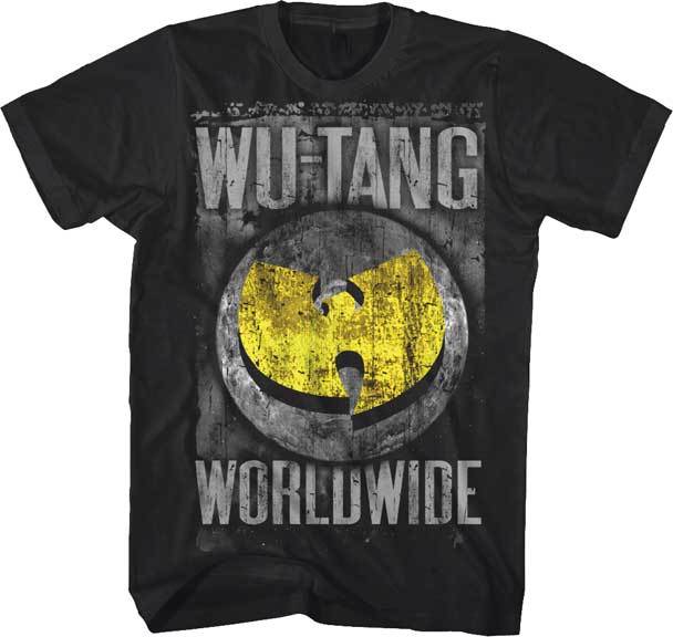 WUTANG CLAN - Worldwide - T Shirt S,M,L,XL,2XL Brand New Official Merchandise