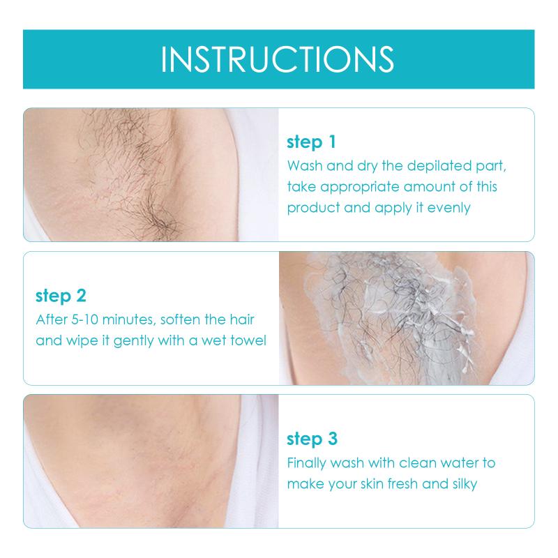 Permanent Hair Removal Cream Painless Intimate Parts Legs Body Armpit Depilatory For Man Women Whitening Body Care Products 50G