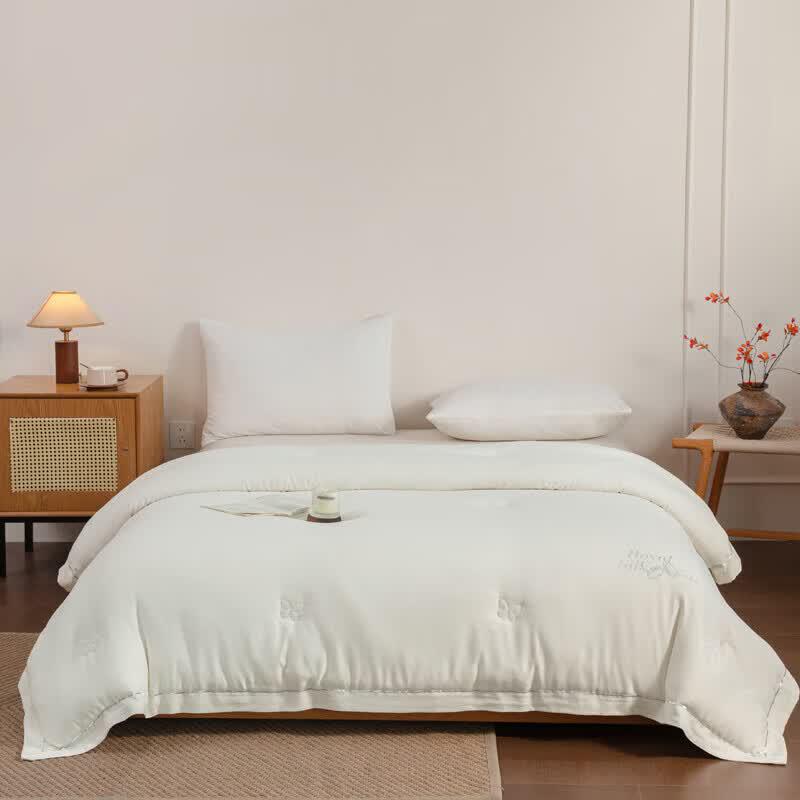 Muji Organic Cotton Mulberry Silk Quilt