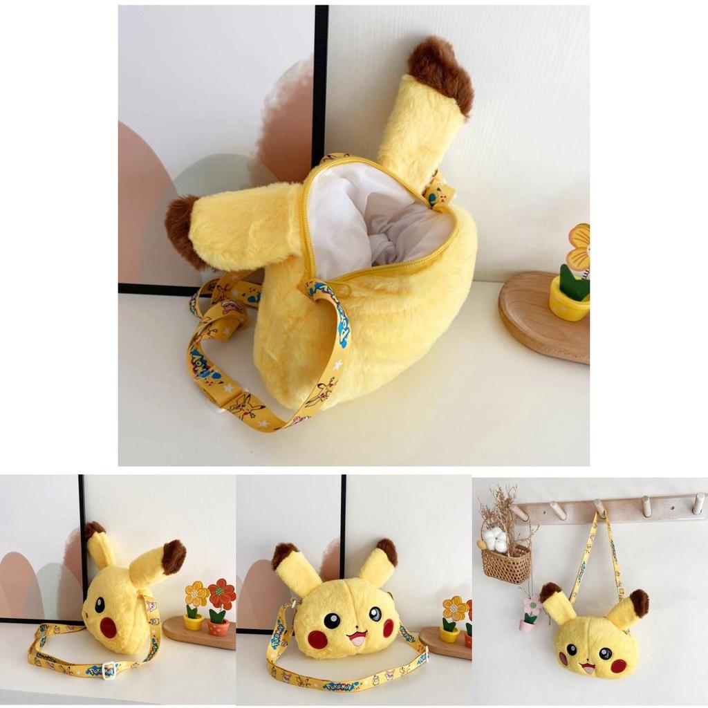 Entzückende Plüsch Pikachu Handy-/Münzbörsen-Tasche für Kinder