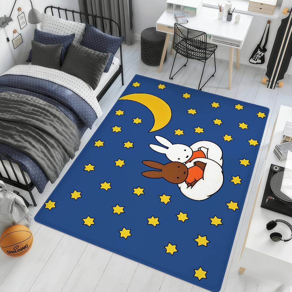 Cartoon Rabbit Cute M-Miffy n-nijntje Home Bedside Rug Kitchen Bath Floormat Hallway Balcony Carpet Entrance Doormat hogar Decor