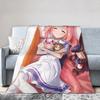 Haru Urara Uma Musume Blankets Coral Fleece Plush Winter Portable Super Soft Throw Blanket for Home Outdoor Bedspreads