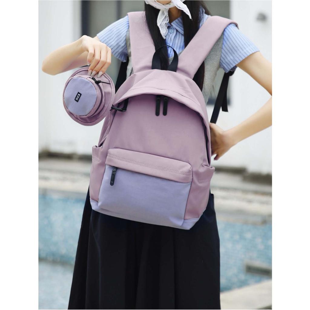 Backpack Women's Fashi Lightweight Travel Bag Leisure Commuter Bag Versatile High Beauty Korean Editi Lightweight Computer B