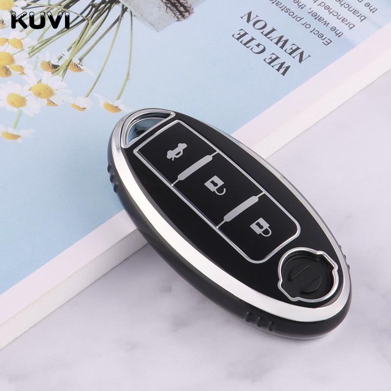 Fashion Tpu Key Case Cover Shell Fob For Nissan Qashqai X-Trail T32 T31 Juke J10 J11 Kicks Tiida Pathfinder Note For Infiniti