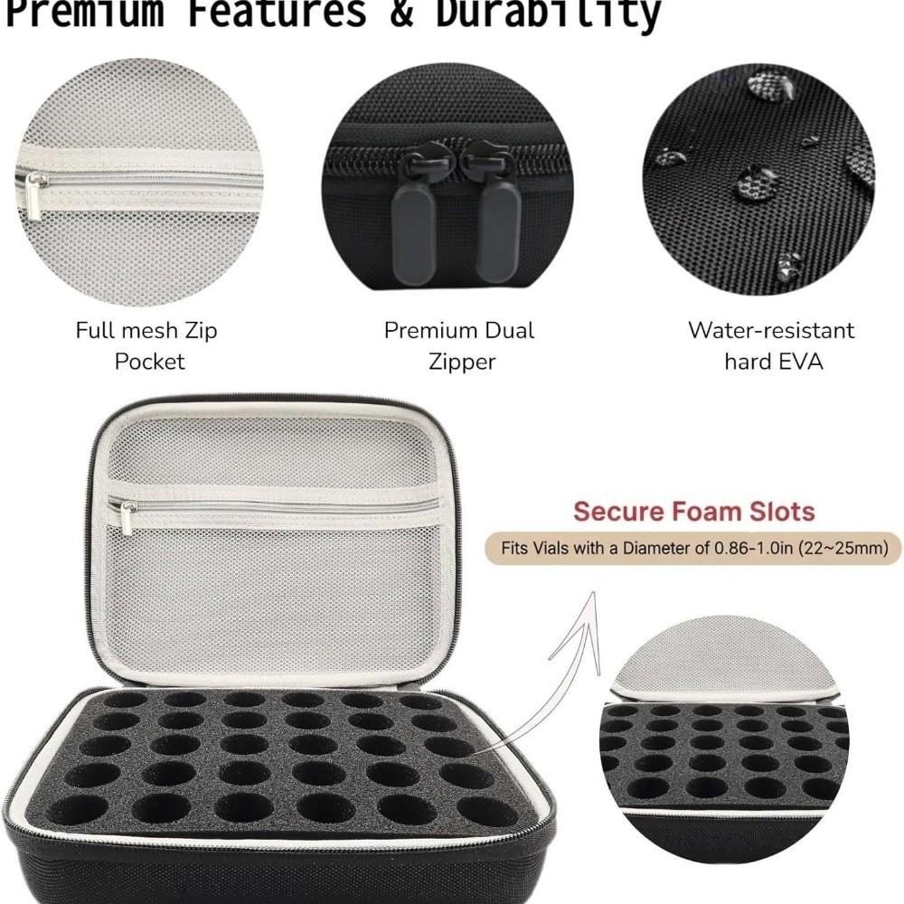 Handheld Insulin Vial Storage Case Foam Protective Insulin Carrying Case For Home Travel