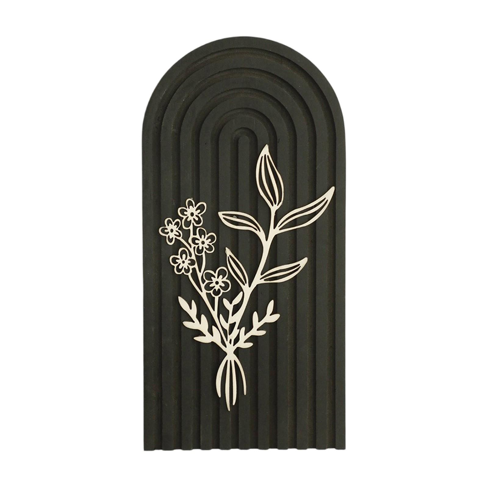 

Bohemian Wood Print Crafts Cute Ornaments Home Bedroom Decoration One Size