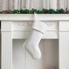 20In Large Velvet Christmas Stocking Plush Hanging Gift Candy Bag For Fireplace Mantel Xmas Tree Holiday Home Decoration