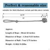Rope Knitting Curtain Tiebacks Decorative Holdback Clip Buckle Window