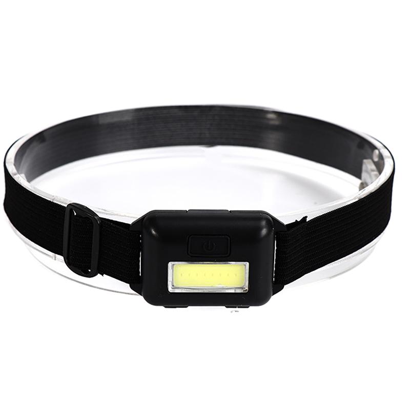 Mini Cob Headlight Portable Led Headlamp Waterproof Head Front Light With 3Modes Lighting Outdoor Camping Hiking Head Flashlight