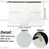 Merci Maitresse French Print Makeup Bag Travel Neceser Toiletry Storage Pouch School Pencil Bags Best Graduate Gift for Teacher