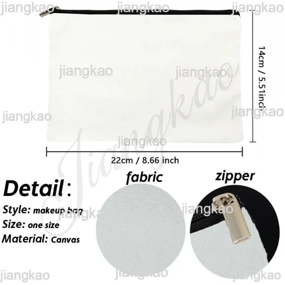 Merci Maitresse French Print Makeup Bag Travel Neceser Toiletry Storage Pouch School Pencil Bags Best Graduate Gift for Teacher
