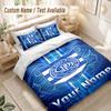 Custom Name Bedding Set 3 PiecesQueens Park Rangers FC Print Duvet Cover + 2 Pillowcases Soft Bed Decor