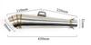 Conical GP Megaphone Stainless for Jade and Zephyr 400 Silencer, 50.8mm, Universal, Style, Steel, Slip-On, CBR250R, 400SF, CB400, Ninja,