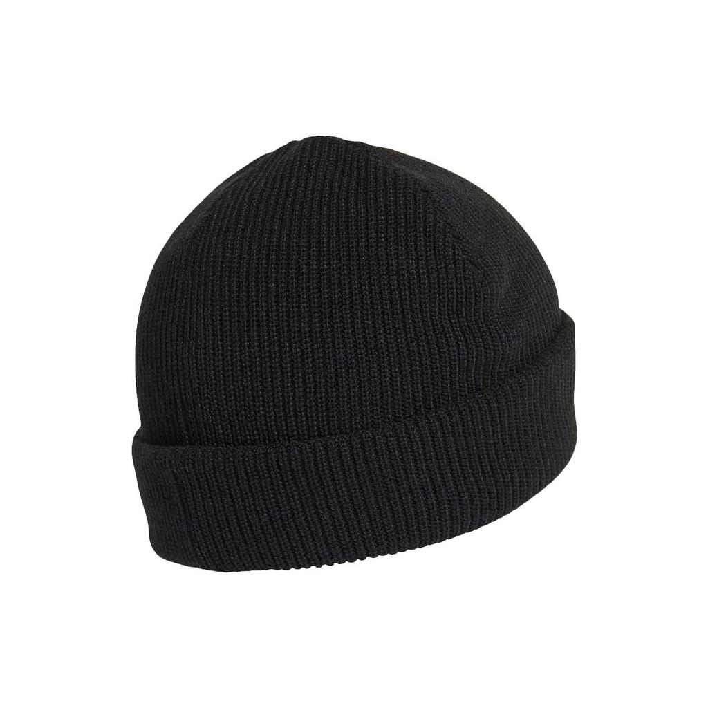 Adidas Logo Sports Knit Acrylic Yarn Hat Unisex Hats Black FS9033