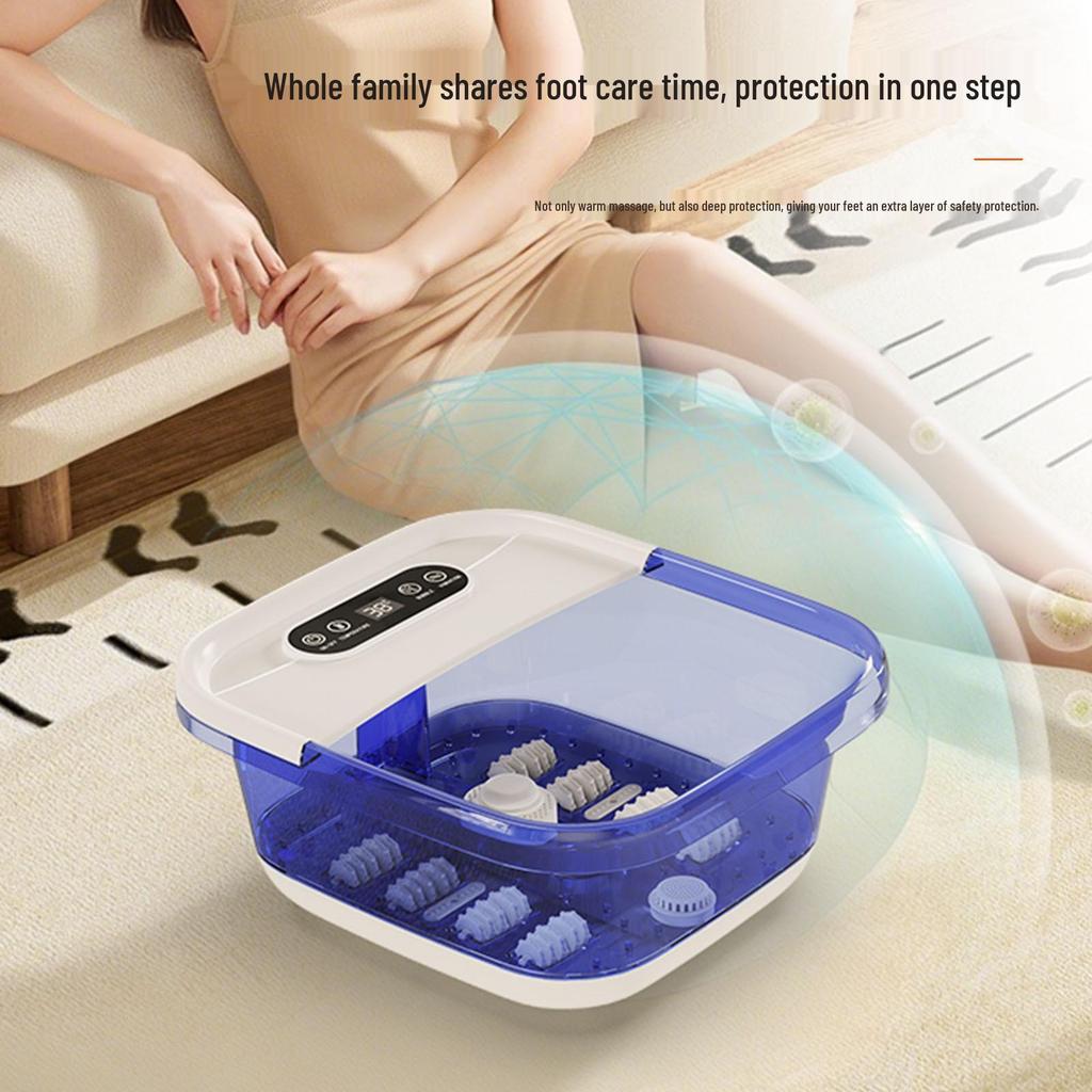 Folding Automatic Foot Spa Basin with Heat and Constant Temperature for Home Use