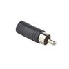 3.5 mm to RCA Adapter Black Red RCA to 3.5mm Adapter RCA Male Plug Audio Adapter 3.5mm Female Jack