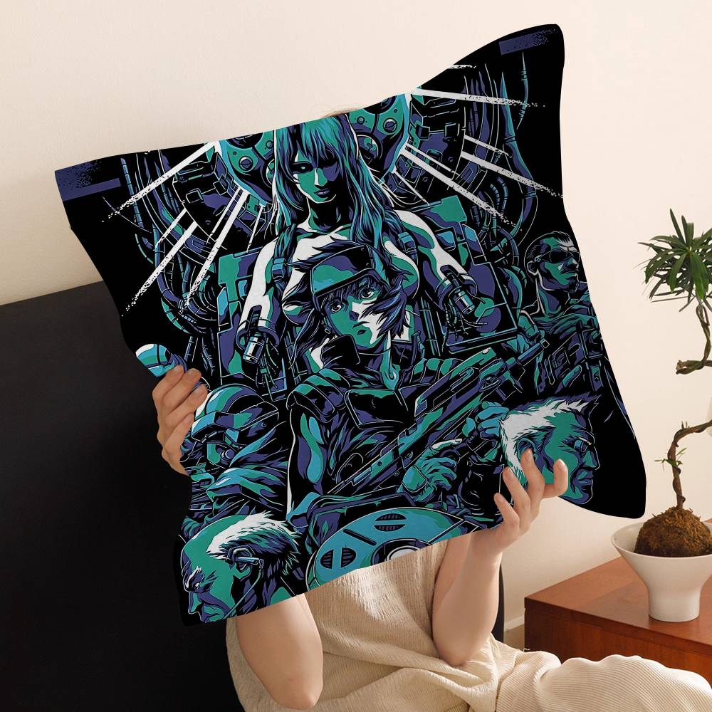 Anime G-Ghost In The Shell Lucky Dragon Pillow Cover Sofa Cushion Cover Home Room Decoration Children Gift