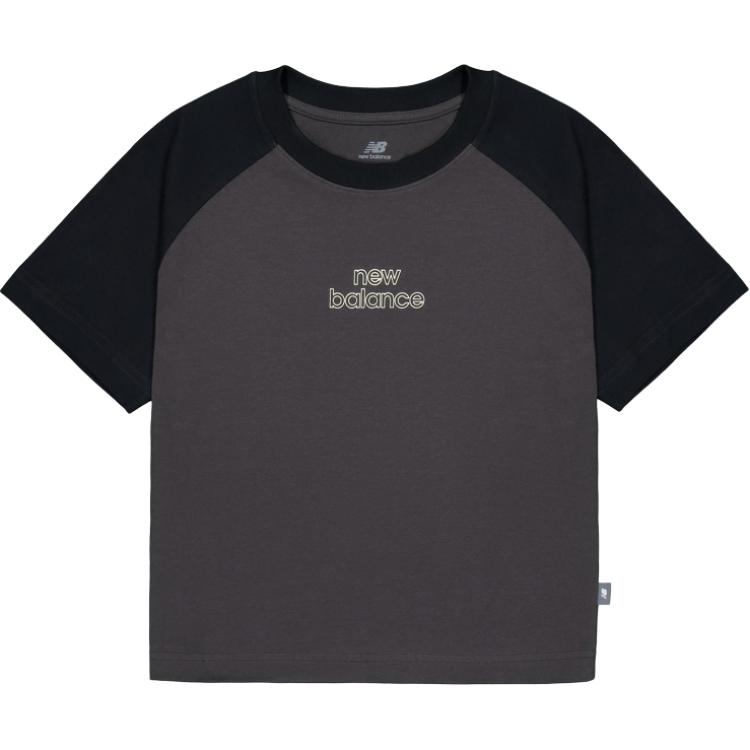 New Balance Raglan Sleeve T Shirt Women s Black WT51531-BK M