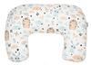 Bean croissant nursing pillow (beige hedgehogs)