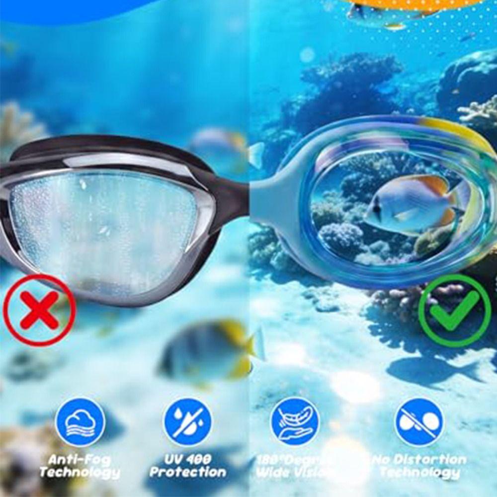 Clear Vision Swimming Glasses Anti-Fog Pool Goggles New Children Swim Goggles  for Toddler Kids 3-8