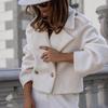 TIFICY Moda dame ocazional toamna iarna imprimeu culoare uni maneci lungi decolteu POLO Bluze și cămăși Îmbrăcăminte pentru femei tricotaje din lână haină