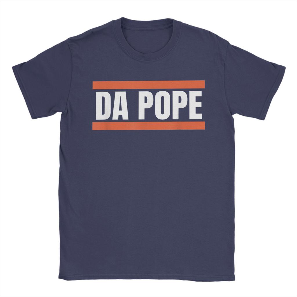 Leisure Da Pope Pope Leo XIV Provost T-Shirts Men O Neck 100% Cotton T Shirts America Chicago Short Sleeve Tee Plus Size merch