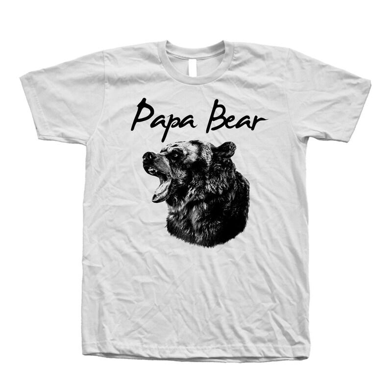 Hot Sale Papa Bear Graphic Print T-shirt Men Women Summer New Tee Streetwear Hip Hop Harajuku Y2K Fashion Loose Casual Cotton Oversized Top