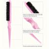 1pcs Pointed Tail Three Row Hair Comb, Fluffy Hair Styling Comb, Hair Cleaning And Hairdressing Tools