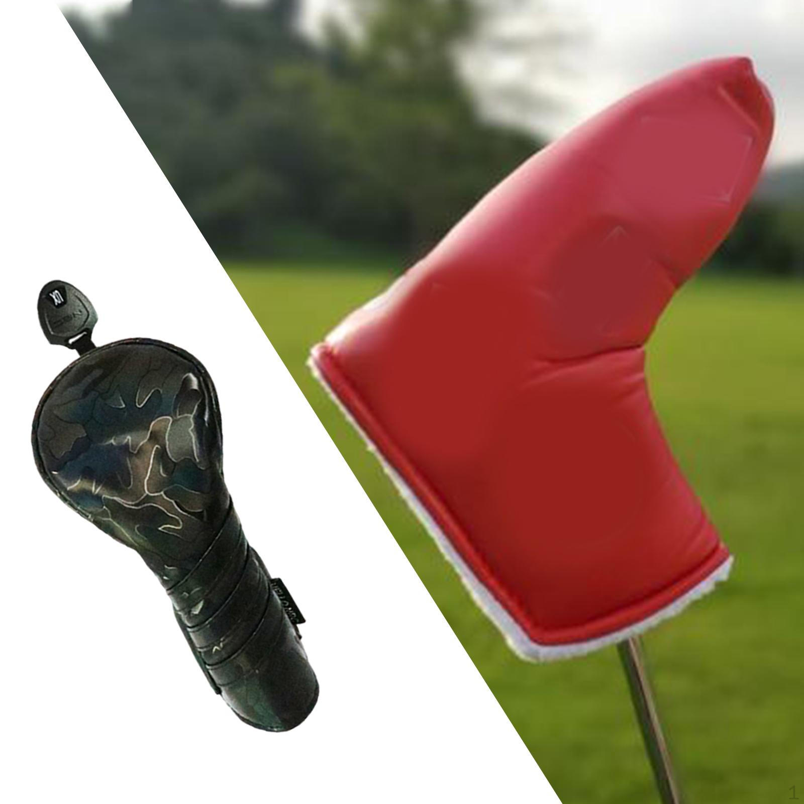 

Защитный чехол для головы гольф-клюшки, износостойкие чехлы для клюшек с флисовой подкладкой UT