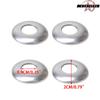 Sale 4Pcs ABS Silver Door Lock Knob Cap Cover for BMW 3 Series 2005-12 E90 4DOOR