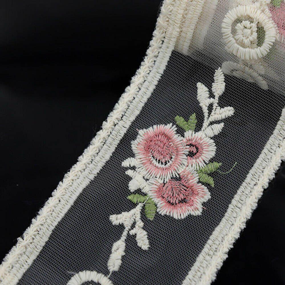 Dress Accessories Decoration Garments Craft Wedding Flowers DIY Lace Ribbon Embroidered Lace Trims