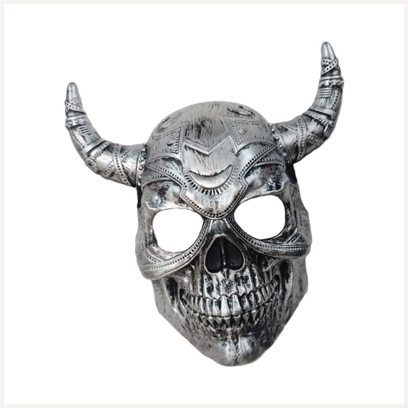 Maschera Demoni Spaventosi Maschera Integrale Maschera con Corna da Diavolo Maschera da Festa Maschere di Carnevale