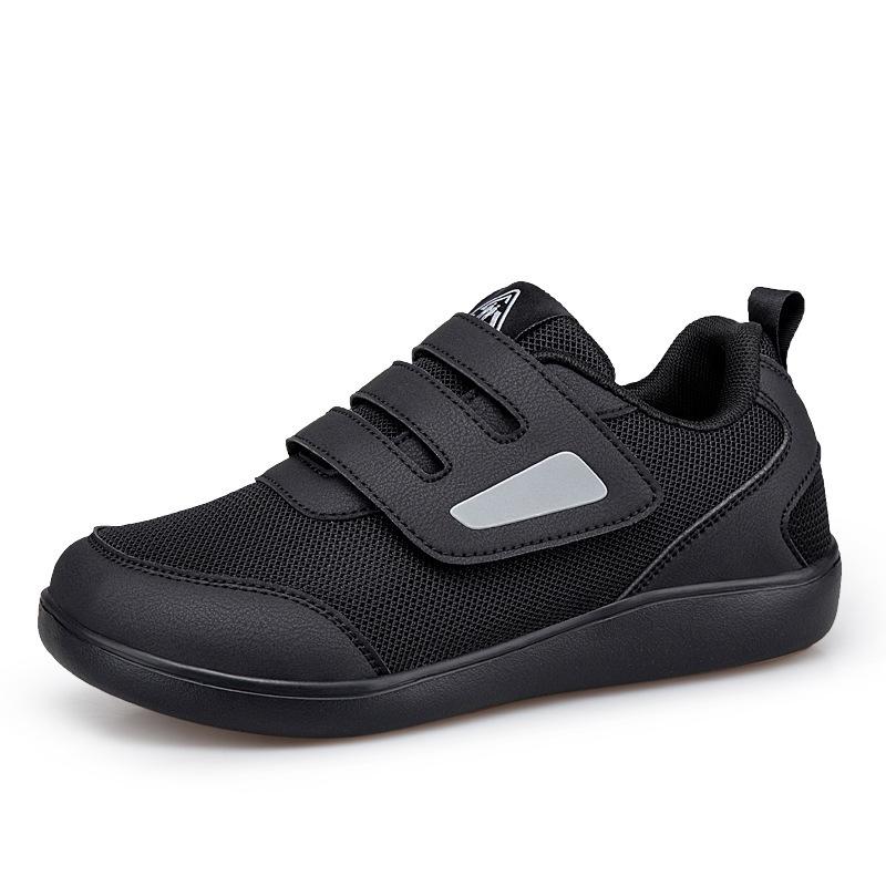 Breathable Wide-Width Fly-Knit Walking Shoes for Elderly Women