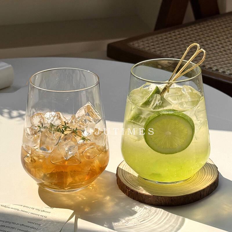 ZISIZ Ins Style Glass Beverage Cup