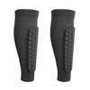 Football Shin Pad For Adult Teen Kid Slip Resistant Breathable Soccer Shin Guards Football Compression Leg Shin Sleeves White M