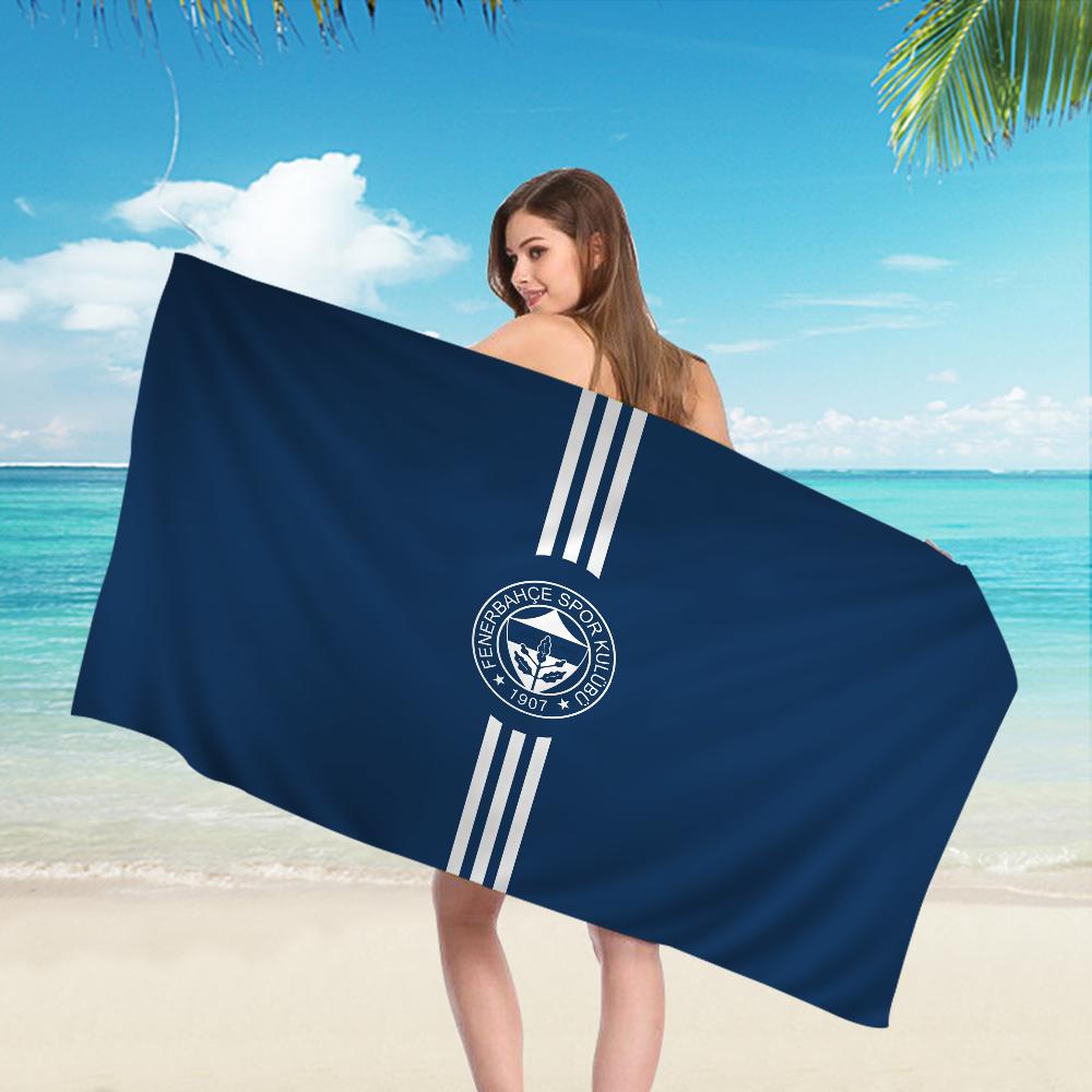 

F-Fenerbahce-Football-Fans Microfiber Beach Towel Absorbent Quick dry Soft Yoga Swimming Resort Mountain Climbing Towel W60*H130(CM)