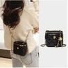 Private Garden 2023 New Camellia Diamond Chain Box Small Bag Women Summer Mini Shoulder Crossbody Bag