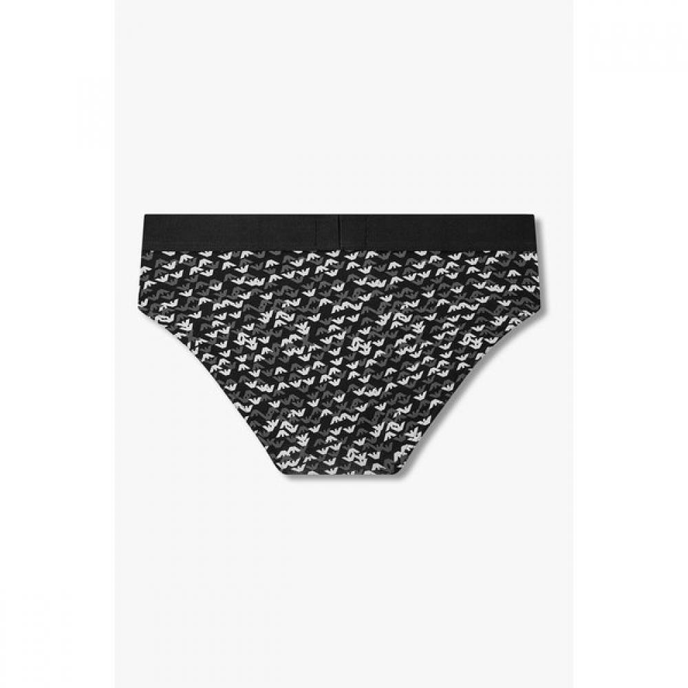 Emporio Armani Men S Geometric Logo Pattern Brief 0816111019 