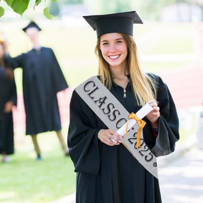 2025 Graduation Sash Glass of 2025 Graduation Honor Stole Unisex Adults