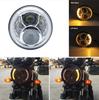 7-inch LED Headlight Assembly with Turn Signals for Harley Motorcycles