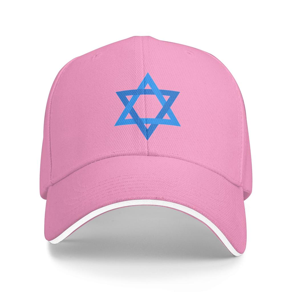 כובע שמש קז'ואל בייסבול ספורט כוכב דוד דגל ישראל ישראל כובע חיצוני