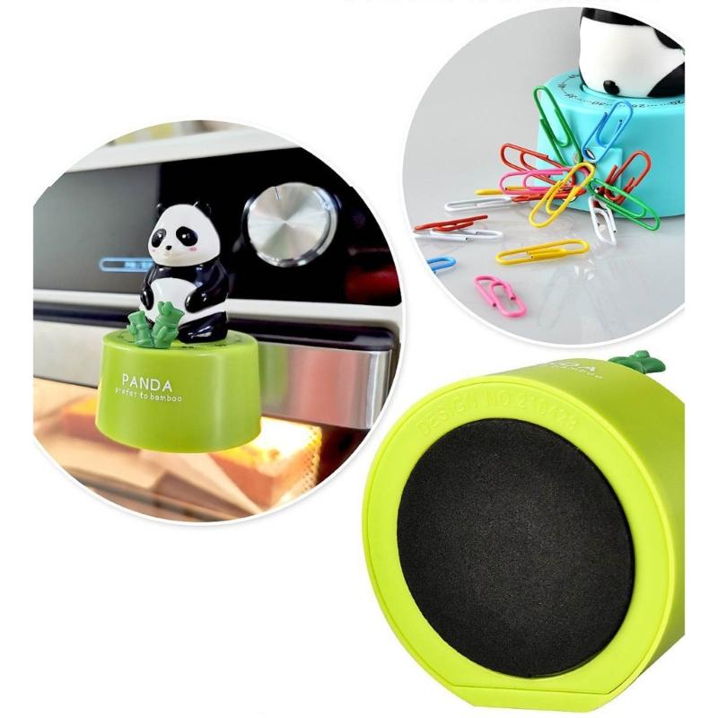 Household Kitchen Timer Cute Panda Cooking Baking Timers Mechanical Countdown Alarm Clock Time Management Tool Kitchen