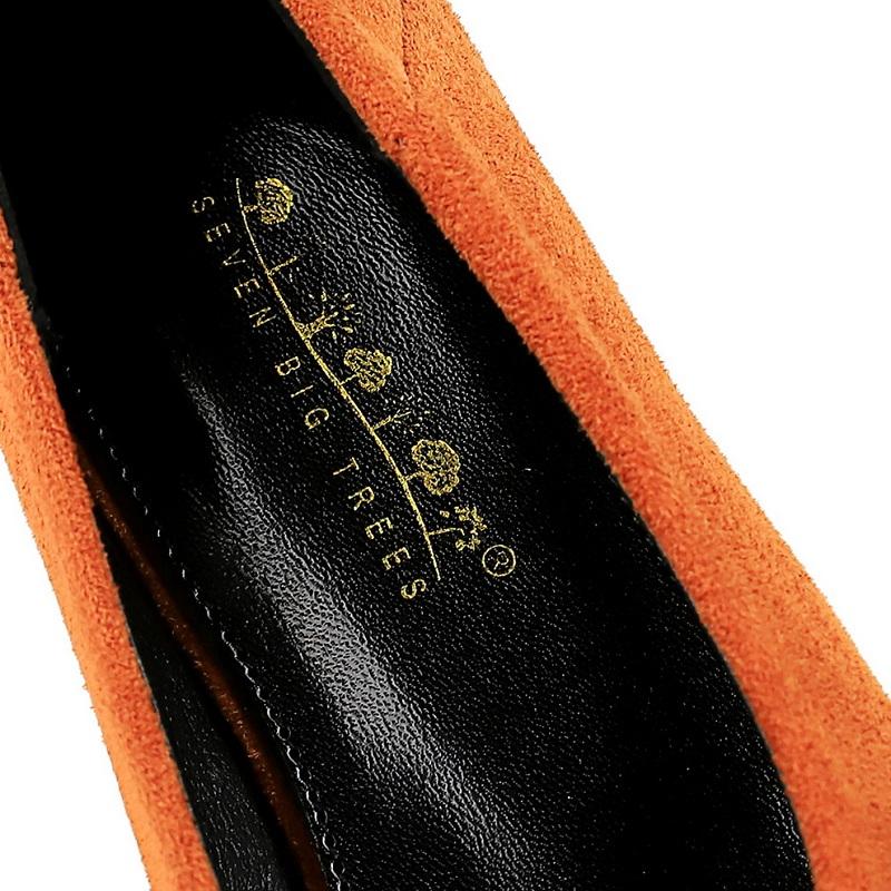 Fashion Women 0.5cm Low Heels Leisure Outside Flats Female Fashion Suede Surface Low Heels Lady Sexy Evening Party Slip On Flat Shoes