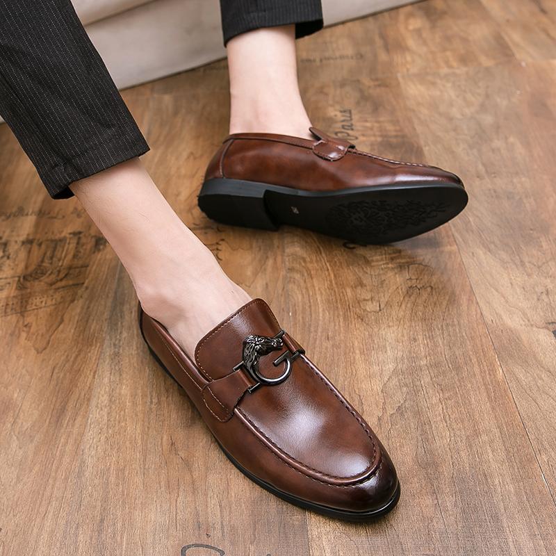 Men Dress Shoes Men's Shoes Luxury Brand Leather Wedding Shoes Men Oxfords Formal Shoes Man