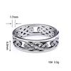 Titanium Steel Woven Vine Ring for Men Women European American Fashion Jewelry