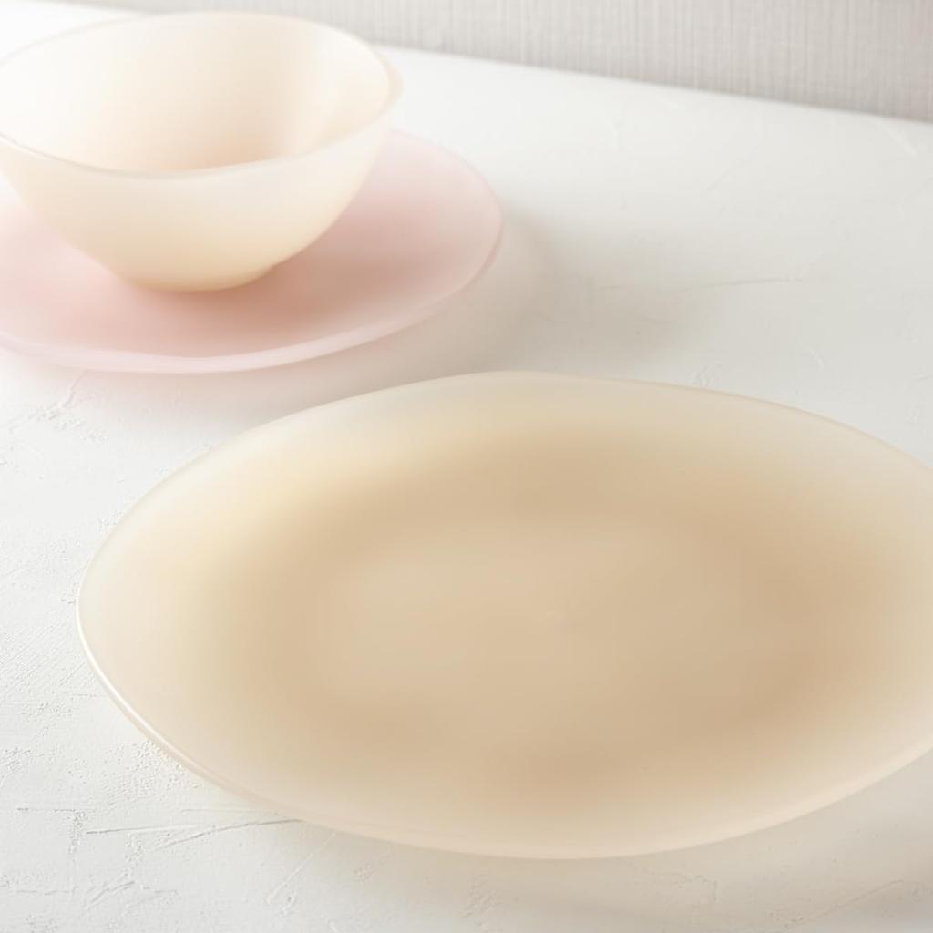 Aboard Homeware Break-Resistant Plate, 27cm, Smoke Blue, Stylish Design, Plastic, Microwave and Dishwasher Safe, BPA-Free, Large, Perfect for Lunch