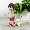 Anime Digimon Adventure Figure Yagami Hikari And Tailmon Action Figures Pvc Collection Model Children Gifts 5-12cm