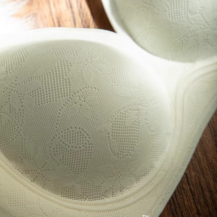 Underwear women's small breasts gather lace sexy bra without steel rim anti-sagging thin seamless bra