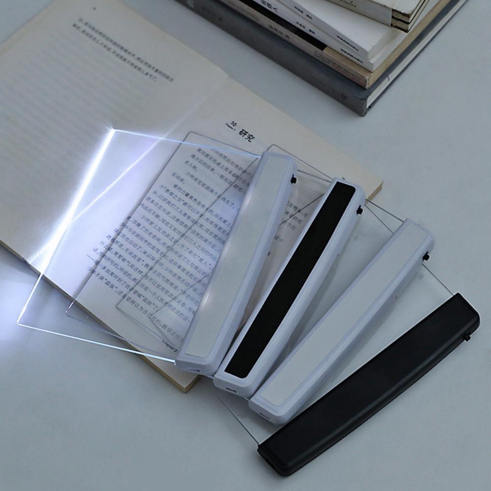 1PC LED Flat Panel Night Vision Reading Light Portable Eye Protection Energy Saving Reading Light Student Night Reading Light