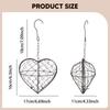 Bird Nesting Heart Nest Material Holder Decorative Refillable Winter for Garden, Birdhouse,